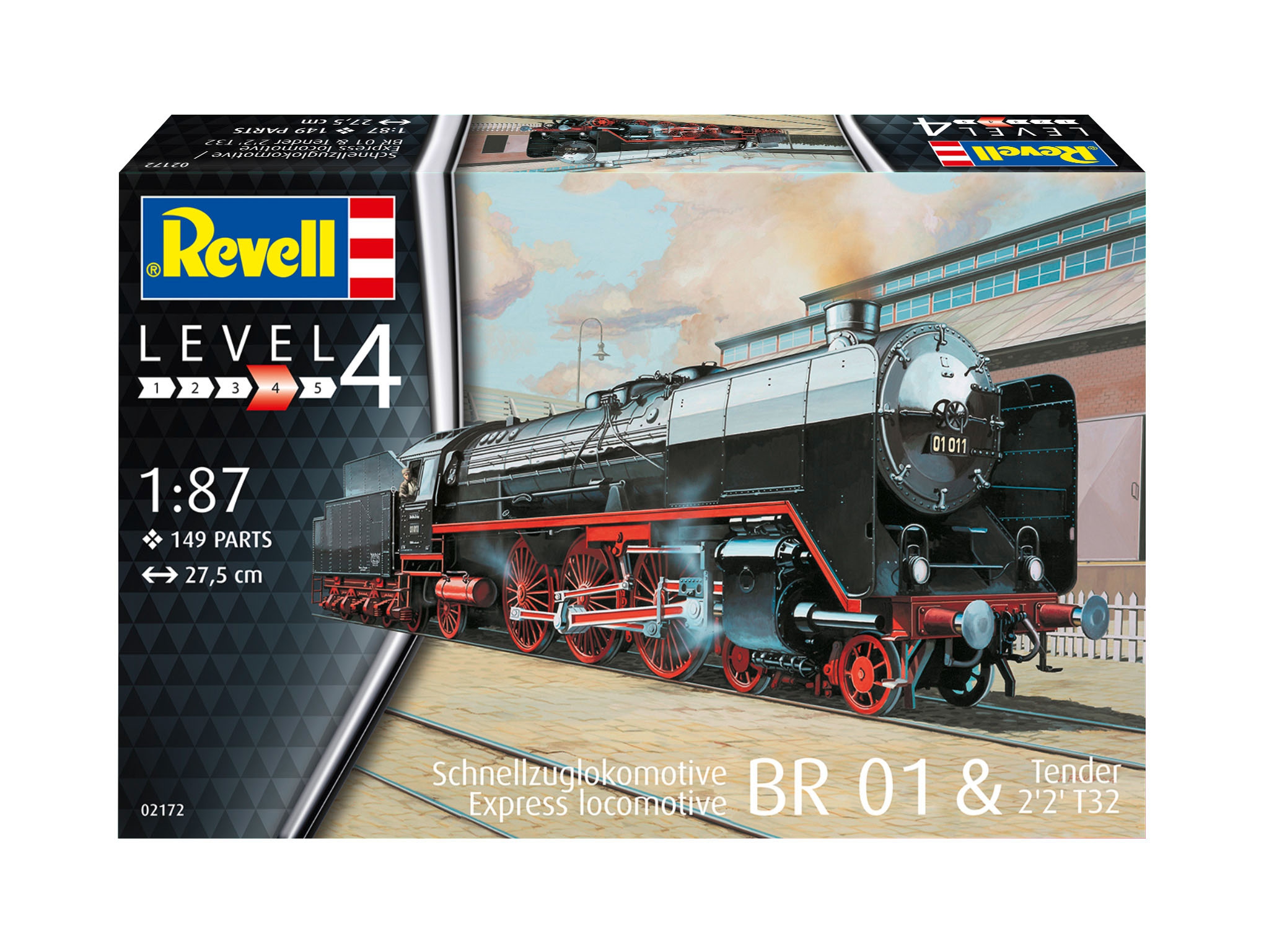 02172 Schnellzuglok BR01 mit Tender 2'2 T32 - Revell - 02172
