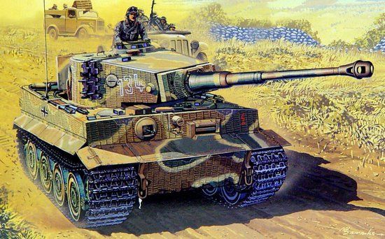 7203 Dragon Sd.Kfz.181 Tiger I Late/Zimmerit - Dragon - 7203 - De
