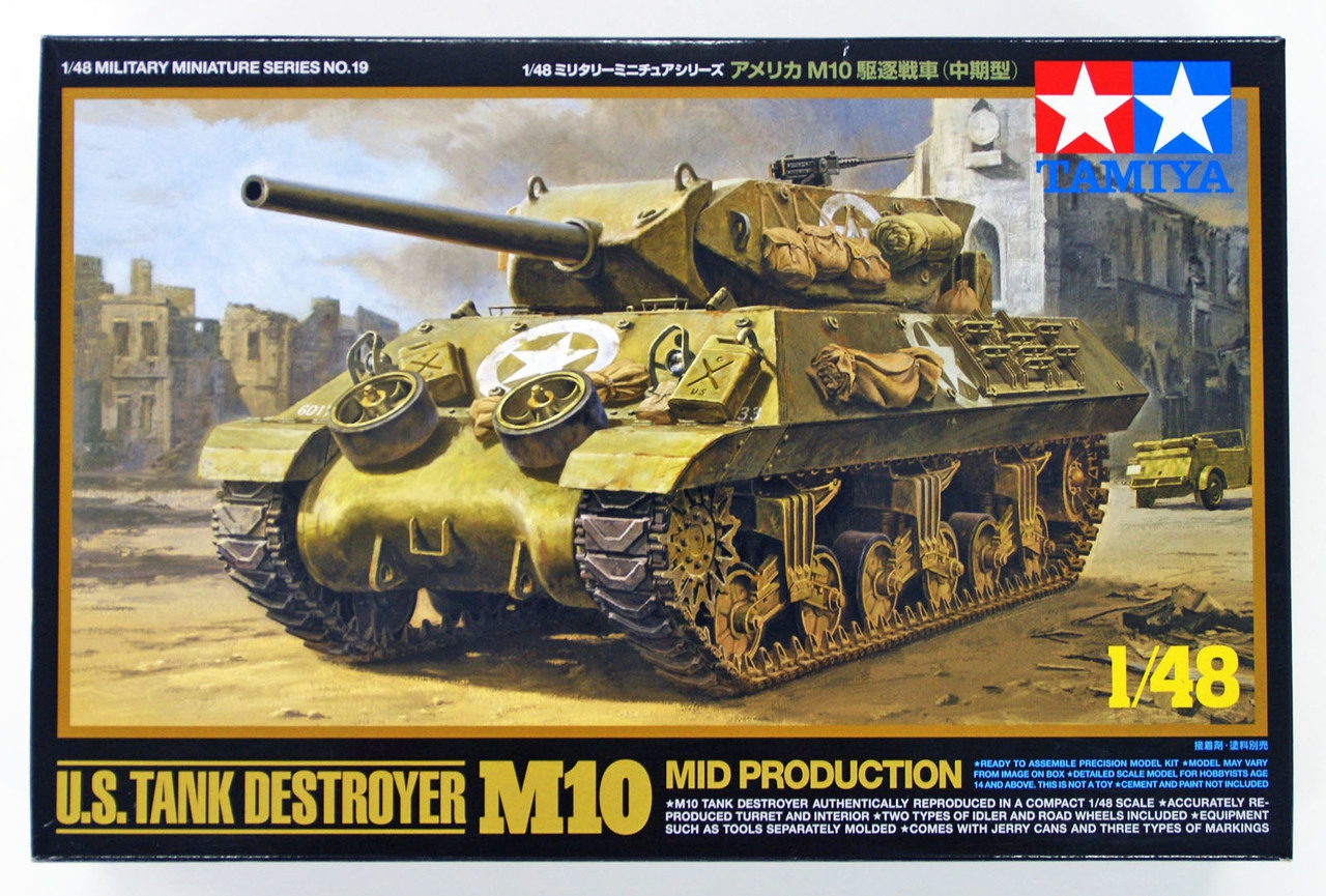 Tamiya 32519TAM U.S. Tank Destroyer M10 Mid Production